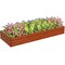 Galvanized Metal Raised Garden Bed for Vegetables, Flowers & Herbs